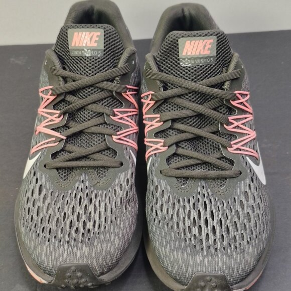 Nike Zoom Winflo 5 Women's Size 8 Gray Pink Lightweight Running Shoes AA7414-004 - Picture 2 of 10